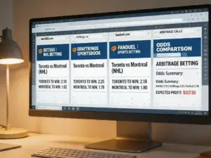 Comparación de cuotas de diferentes casas de apuestas para NHL